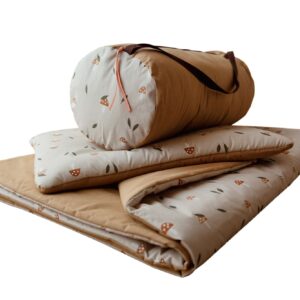 Kocyk dla dziecka do żłobka zestaw 3w1 grzybki