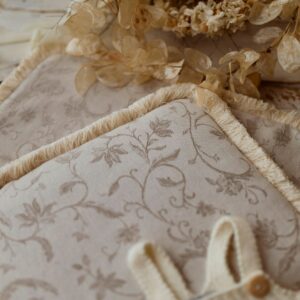 Kocyk dla niemowląt lniany 50cmx75cm żakard