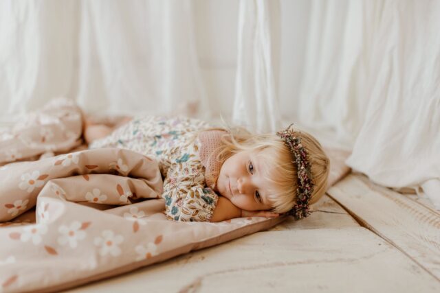 Kocyk do żłobka pościel zstaw 3w1 kwiatuszki retro