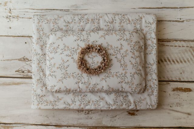 Kocyk do przedszkola dla dziewczynki zestaw 3w1 róże