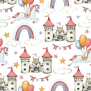 Kocyk do żłobka dla dziewczynki 100×135 cm królestwo