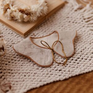 Kołnierzyk damski retro malwa żakard