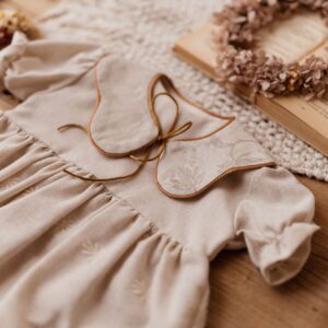 Kołnierzyk damski retro malwa żakard