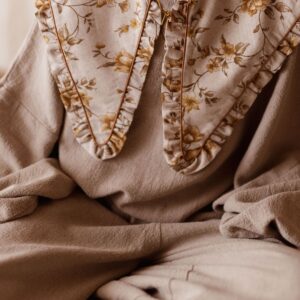 Kołnierzyk damski z falbanką w kwiatuszki sara honey