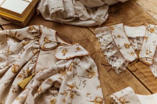 Kołnierzyk damski retro malwa honey