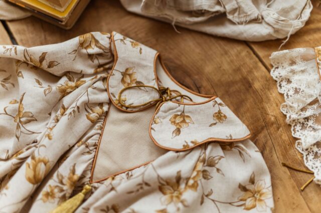 Kołnierzyk damski retro malwa honey