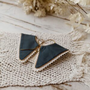 Kołnierzyk dla dziewczynki stefania ciemna zieleń