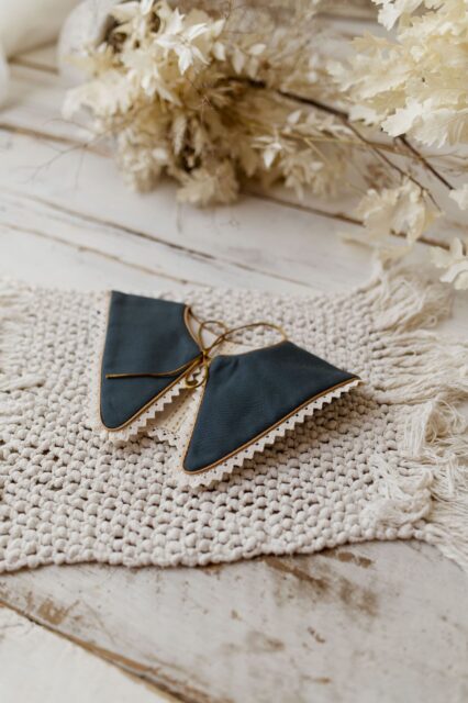 Kołnierzyk dla dziewczynki stefania ciemna zieleń