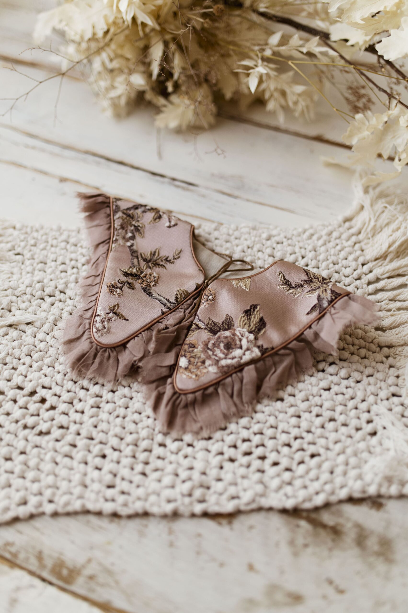 Kołnierzyk dla dziewczynki różowy stefania