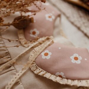 Kołnierzyk z koronką w kwiatuszki damski Hania uśmiechnij się