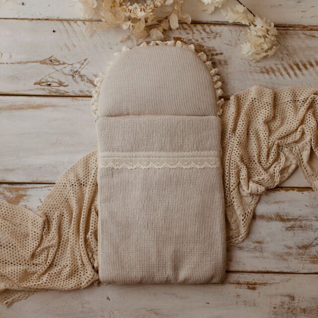 Lniany śpiworek niemowlęcy na lato 40×75cm