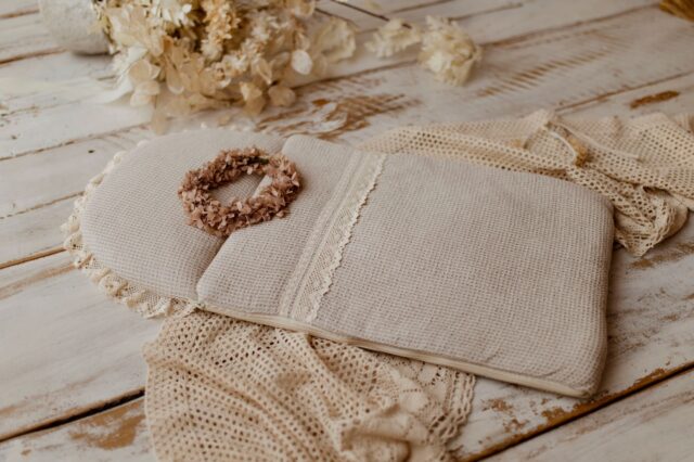 Lniany śpiworek niemowlęcy na lato 40×75cm