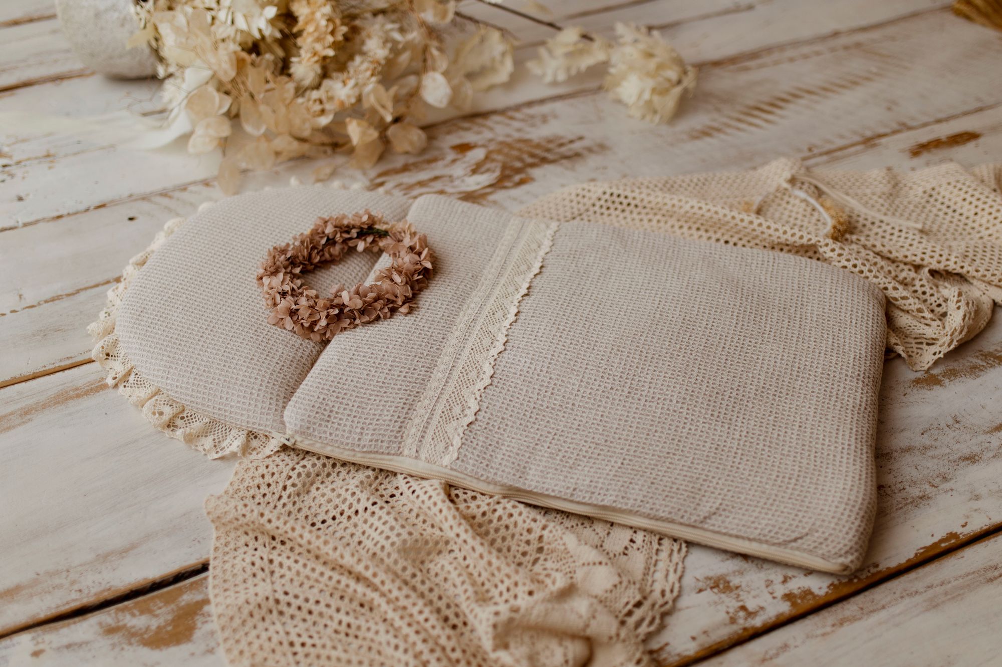 Lniany śpiworek niemowlęcy na lato 40×75cm