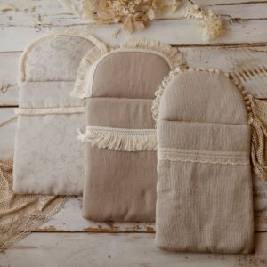 Lniany śpiworek niemowlęcy na lato 40×75cm