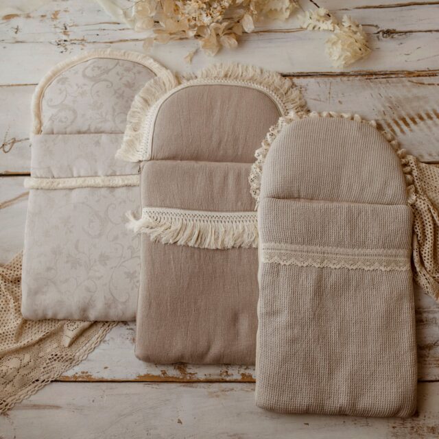 Lniany śpiworek niemowlęcy na lato 40×75cm