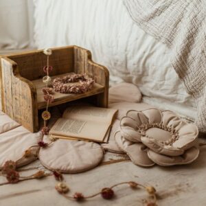 Mata podłogowa kwiat dla dzieci do zabawy natural