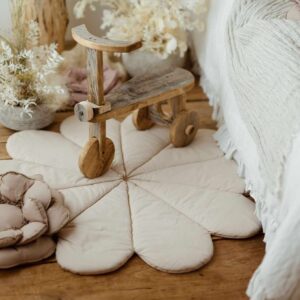 Mata podłogowa kwiat dla dzieci do zabawy natural