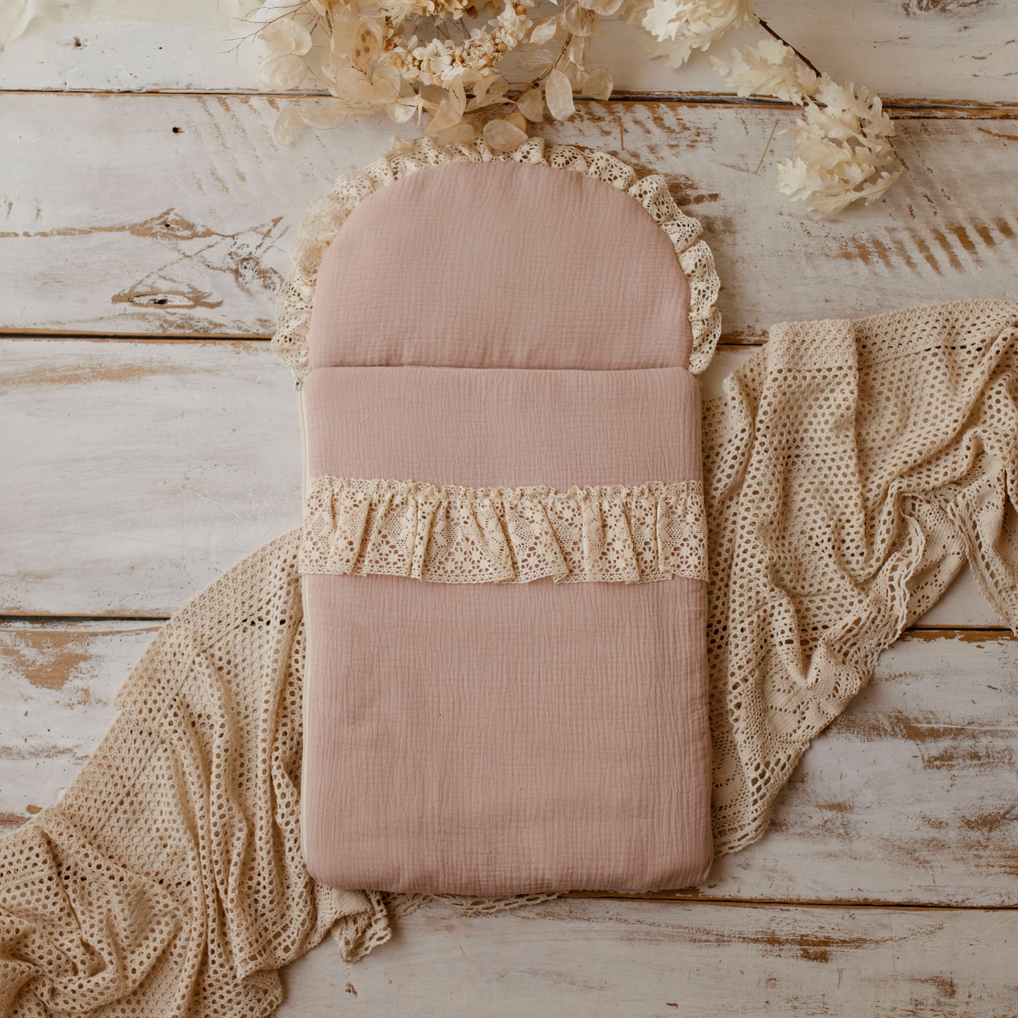 Muślinowy śpiworek dla niemowląt 100% bawełna 6-18 miesięcy