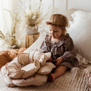 Poduszka dekoracyjna kwiat natural rozmiar 30