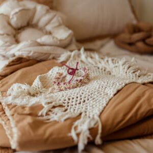 Poduszka dekoracyjna kwiat natural rozmiar 30