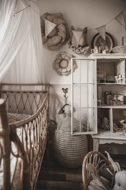 Poduszka kwiat boho beż 30×30