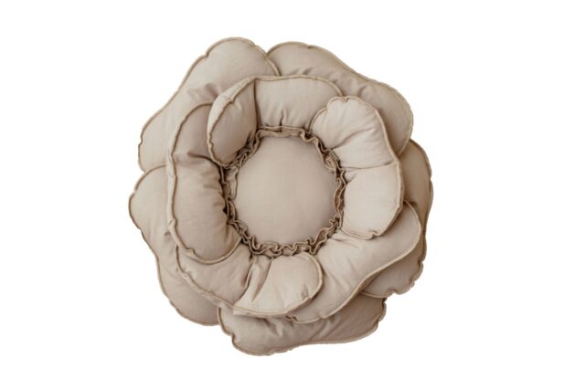 Poduszka kwiat boho beż 30×30