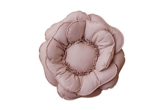 Poduszka dekoracyjna różowa kwiat 60×60cm