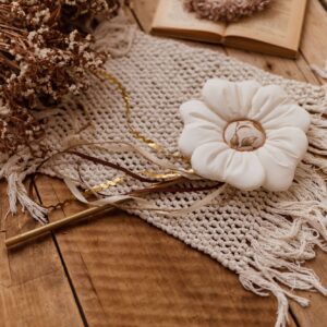 Różdżka dla dziewczynki kwiatek ozdoba milk miodowe