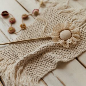 Różdżka do zabawy koronka ozdoba dla dziecka słonecznik