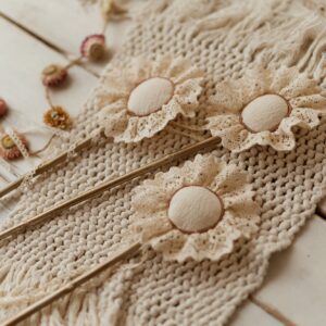 Różdżka do zabawy koronka ozdoba dla dziecka słonecznik