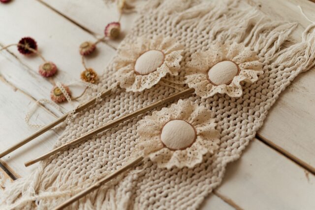 Różdżka do zabawy koronka ozdoba dla dziecka słonecznik