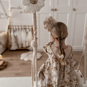 Różdżka do zabawy dla dziewczynki kwiatek ozdoba milk natural