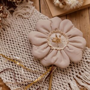 Różdżka do zabawy dla dziewczynki kwiatek ozdoba milk natural