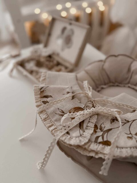 Różdżka do zabawy dla dziewczynki kwiatek ozdoba milk natural