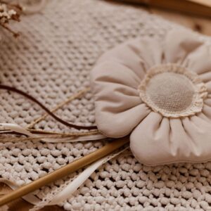 Różdżka do zabawy kwiatek ozdoba dla dziecka kasza len