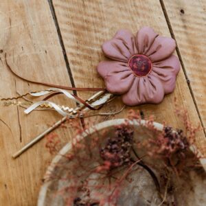 Różowa różdżka dla dziewczynki do zabawy ozdoba rose