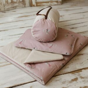 Różowy kocyk do żłobka dla dziewczynki wróżki