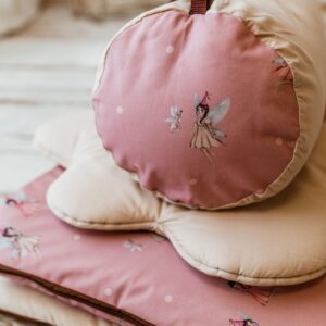 Różowy śpiworek do przedszkola dla dziewczynki 140×75cm