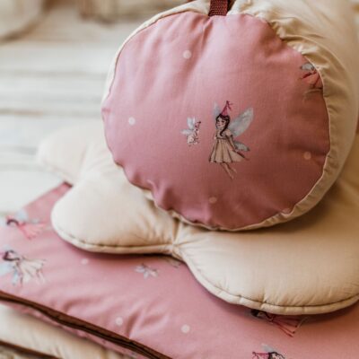 Różowy śpiworek do przedszkola dla dziewczynki 140×75cm