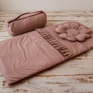 Różowy śpiworek do spania dla dziewczynki 6-10 lat