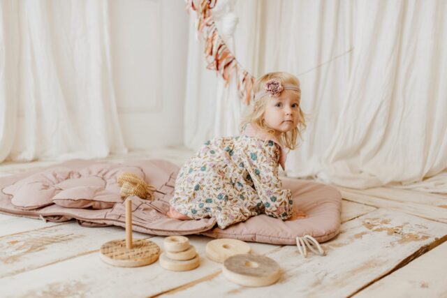 Różowy śpiworek do żłobka 0-3 lat z poduszką i workiem