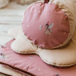 Różowy śpiworek do żłobka wróżki dla dziewczynki 120×60cm