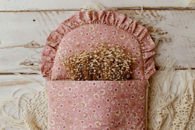 Różowy śpiworek niemowlęcy dla dziewczynki 100% bawełna