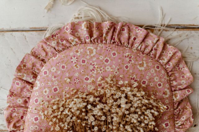 Różowy śpiworek niemowlęcy dla dziewczynki 100% bawełna