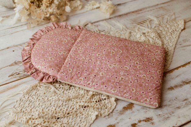 Różowy śpiworek niemowlęcy dla dziewczynki 100% bawełna