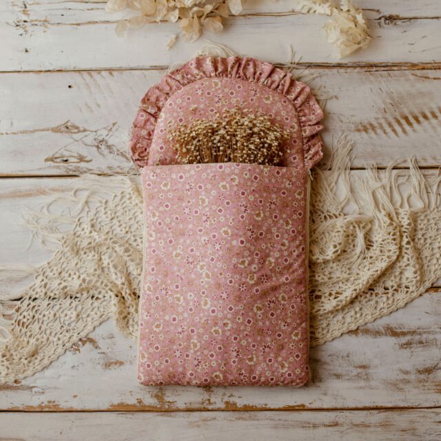 Różowy śpiworek niemowlęcy dla dziewczynki 100% bawełna