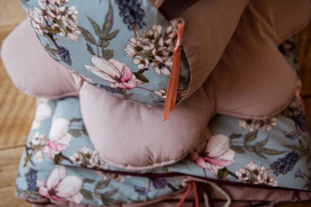 Śpiworek bawełniany do żłobka 0-3 lata kwiatki