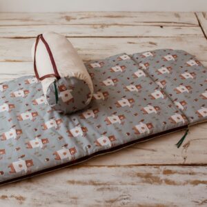 Śpiworek bawełniany do żłobka dla chłopca misie niebieskie