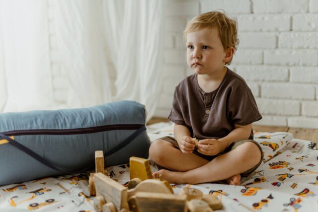 Śpiworek dla chłopca do przedszkola 140×75cm koparki