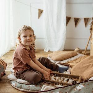 Śpiworek dla dziecka w misie zielony junior 3w1